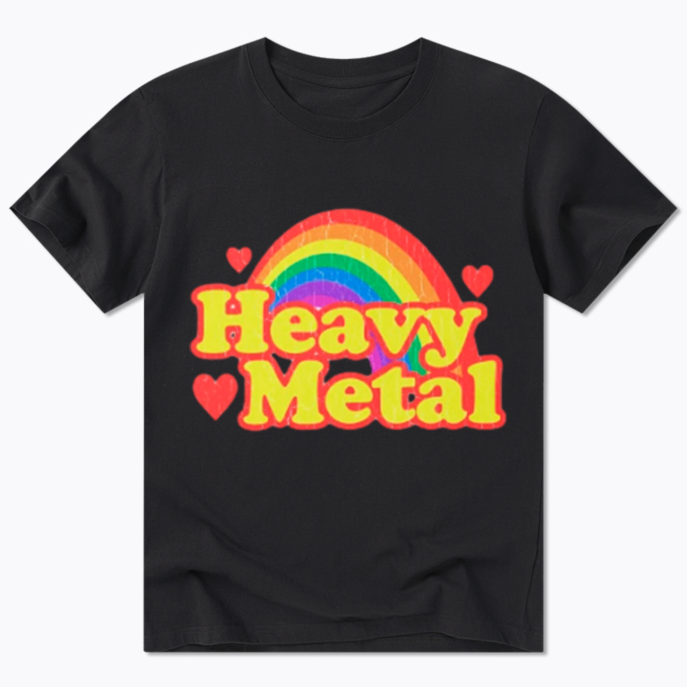Funny Heavy Metal Rainbow Classic T-Shirt