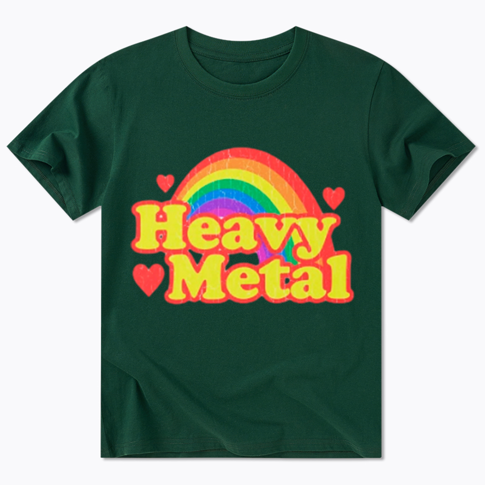 Funny Heavy Metal Rainbow Classic T-Shirt