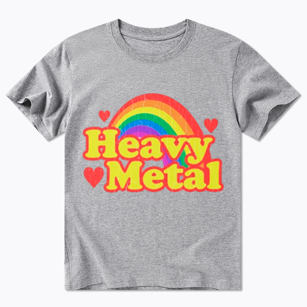 Funny Heavy Metal Rainbow Classic T-Shirt