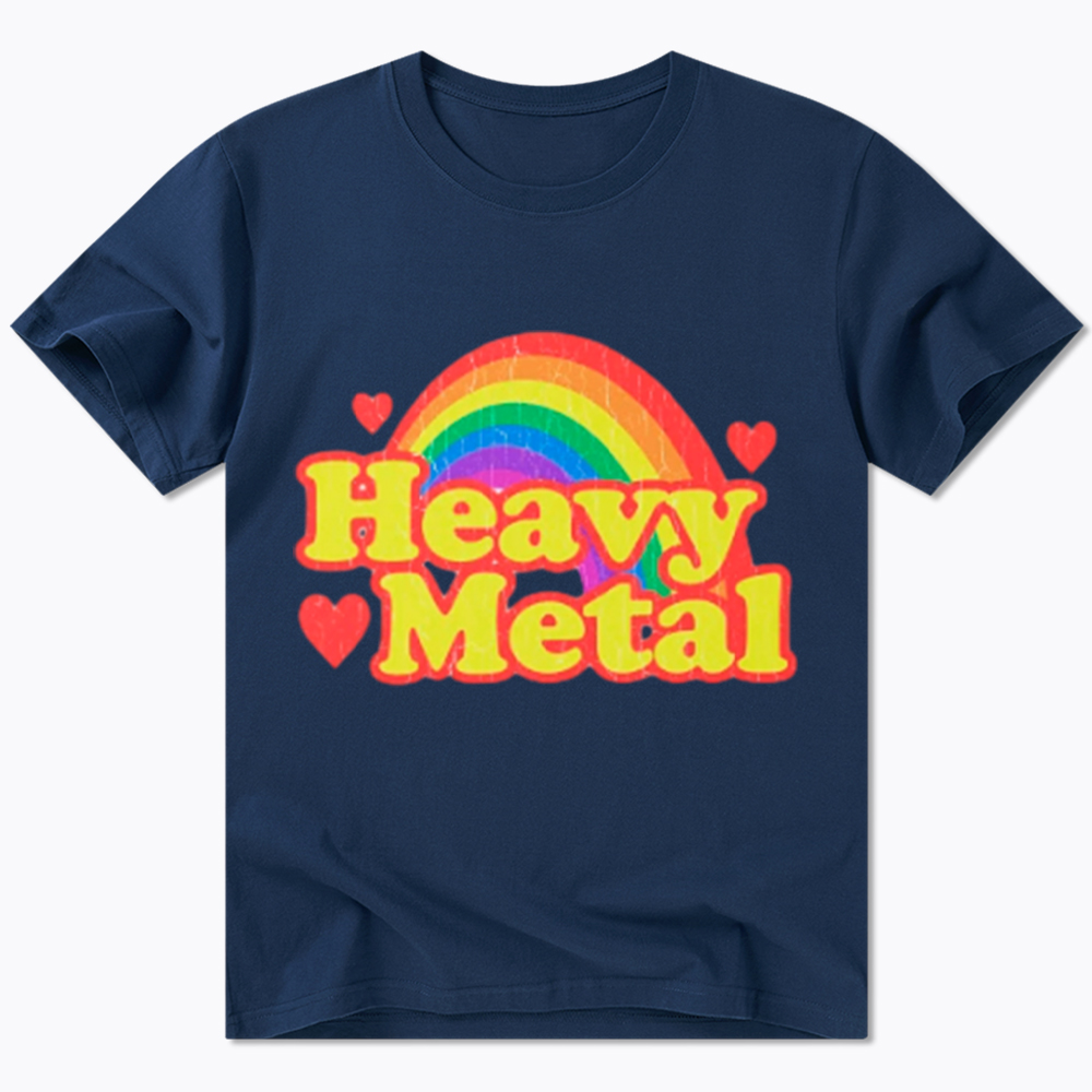 Funny Heavy Metal Rainbow Classic T-Shirt