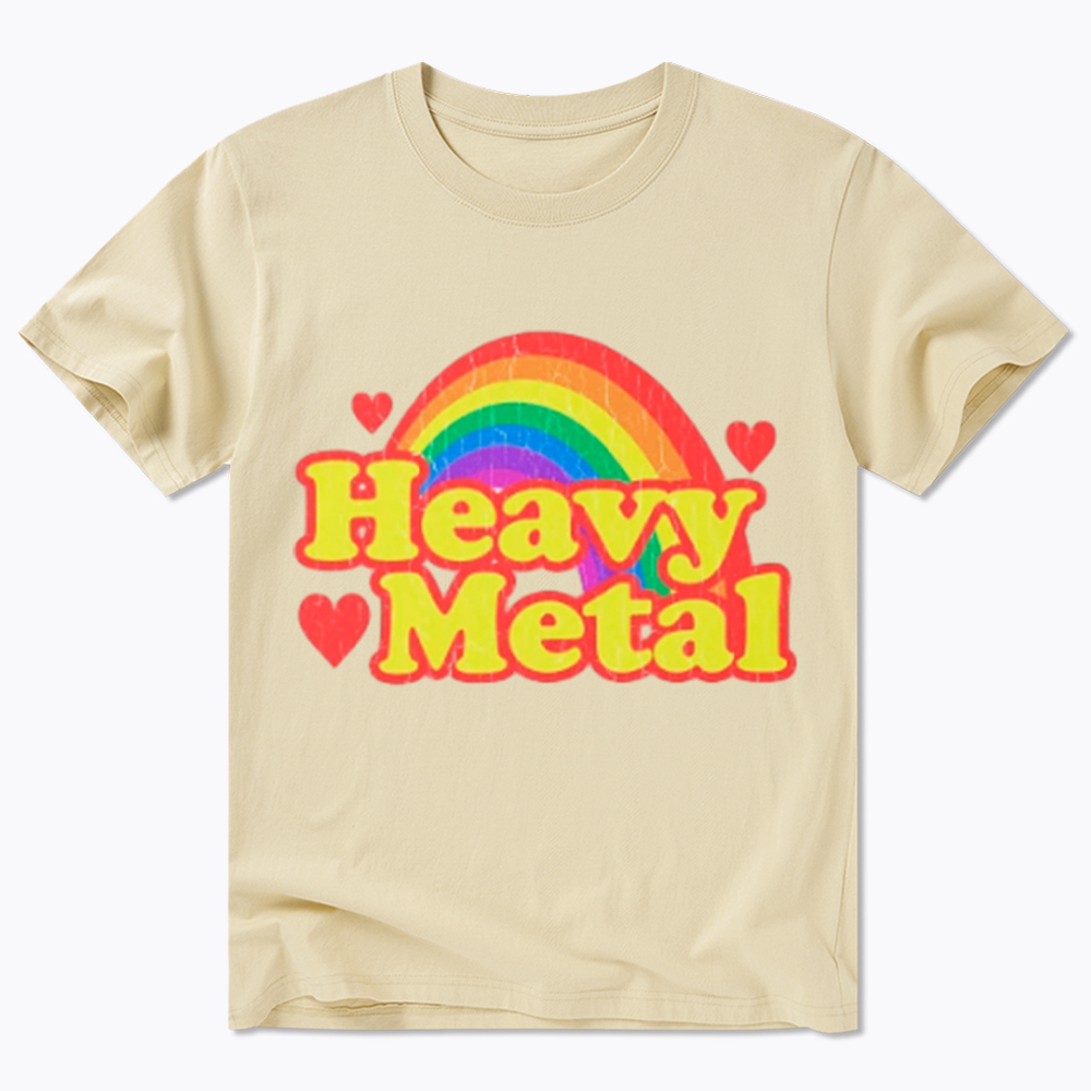 Funny Heavy Metal Rainbow Classic T-Shirt
