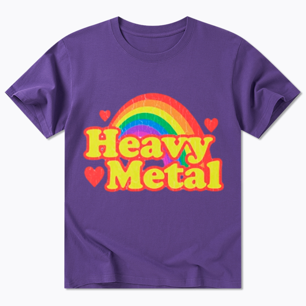 Funny Heavy Metal Rainbow Classic T-Shirt