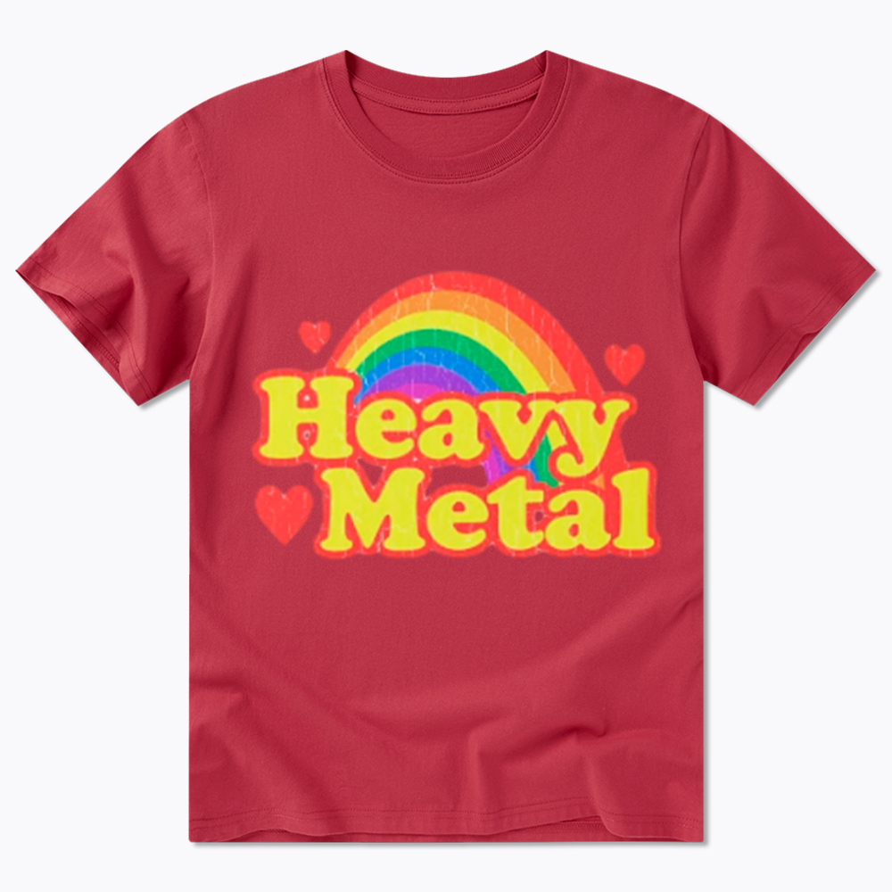 Funny Heavy Metal Rainbow Classic T-Shirt
