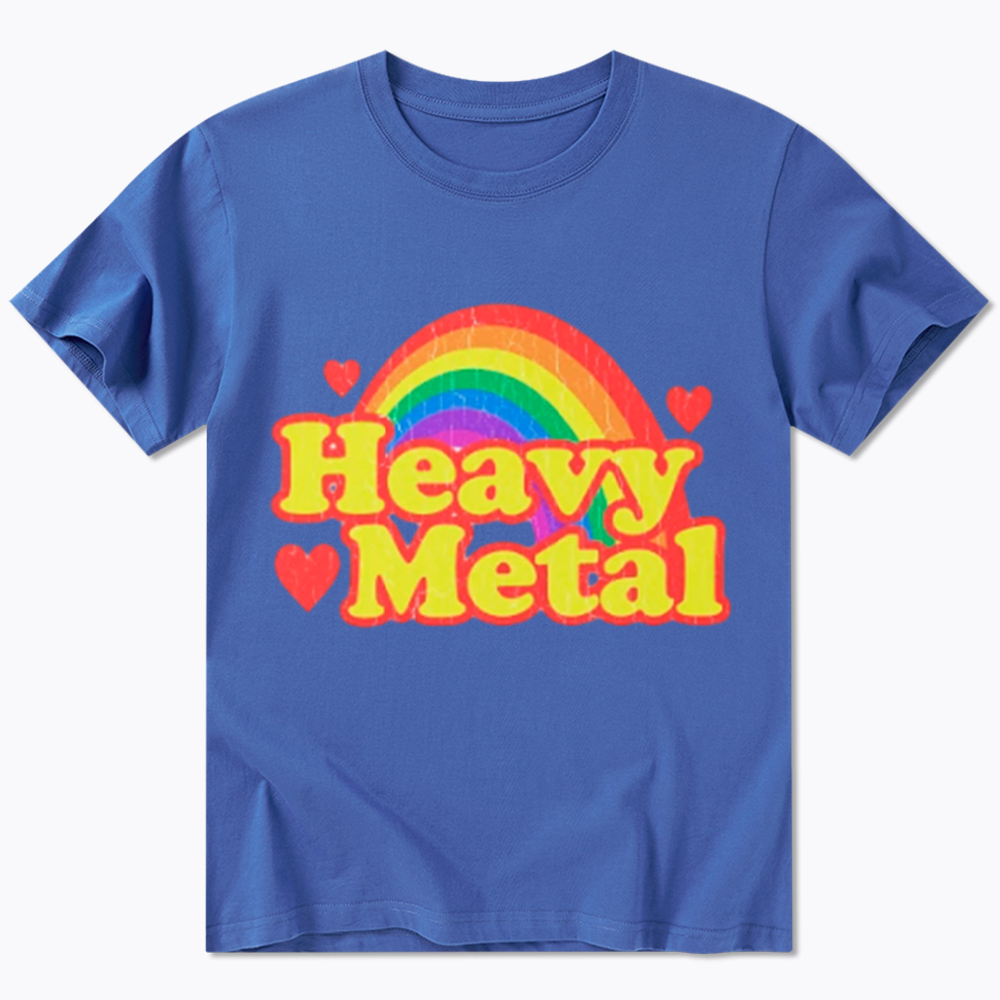 Funny Heavy Metal Rainbow Classic T-Shirt