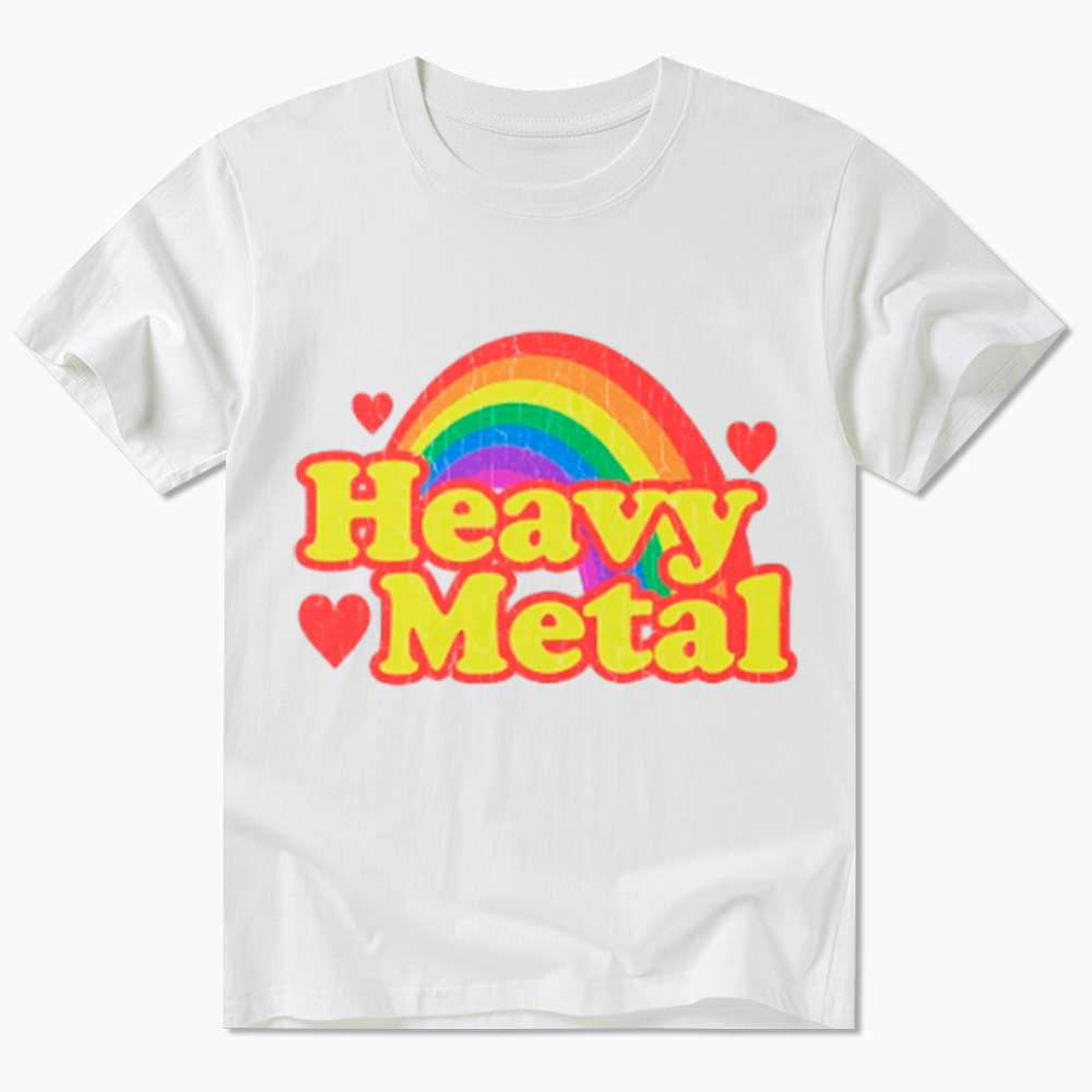Funny Heavy Metal Rainbow Classic T-Shirt