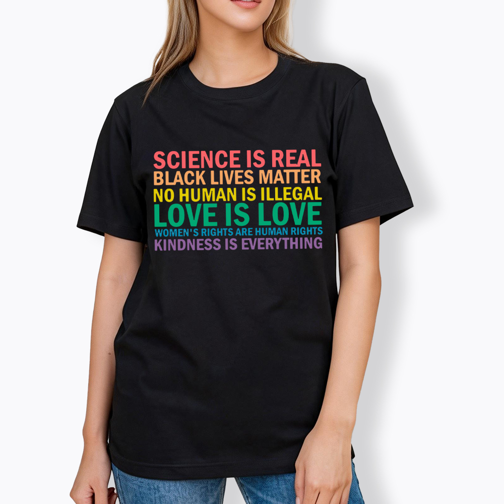 Science is Real Womens Rights Love Is Love Classic T-Shirt