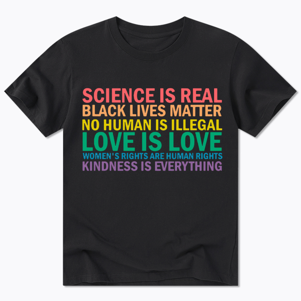 Science is Real Womens Rights Love Is Love Classic T-Shirt