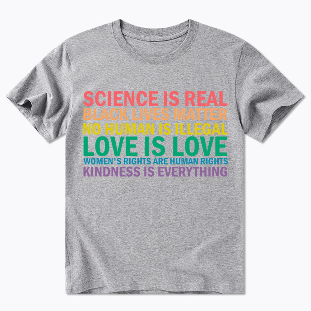 Science is Real Womens Rights Love Is Love Classic T-Shirt