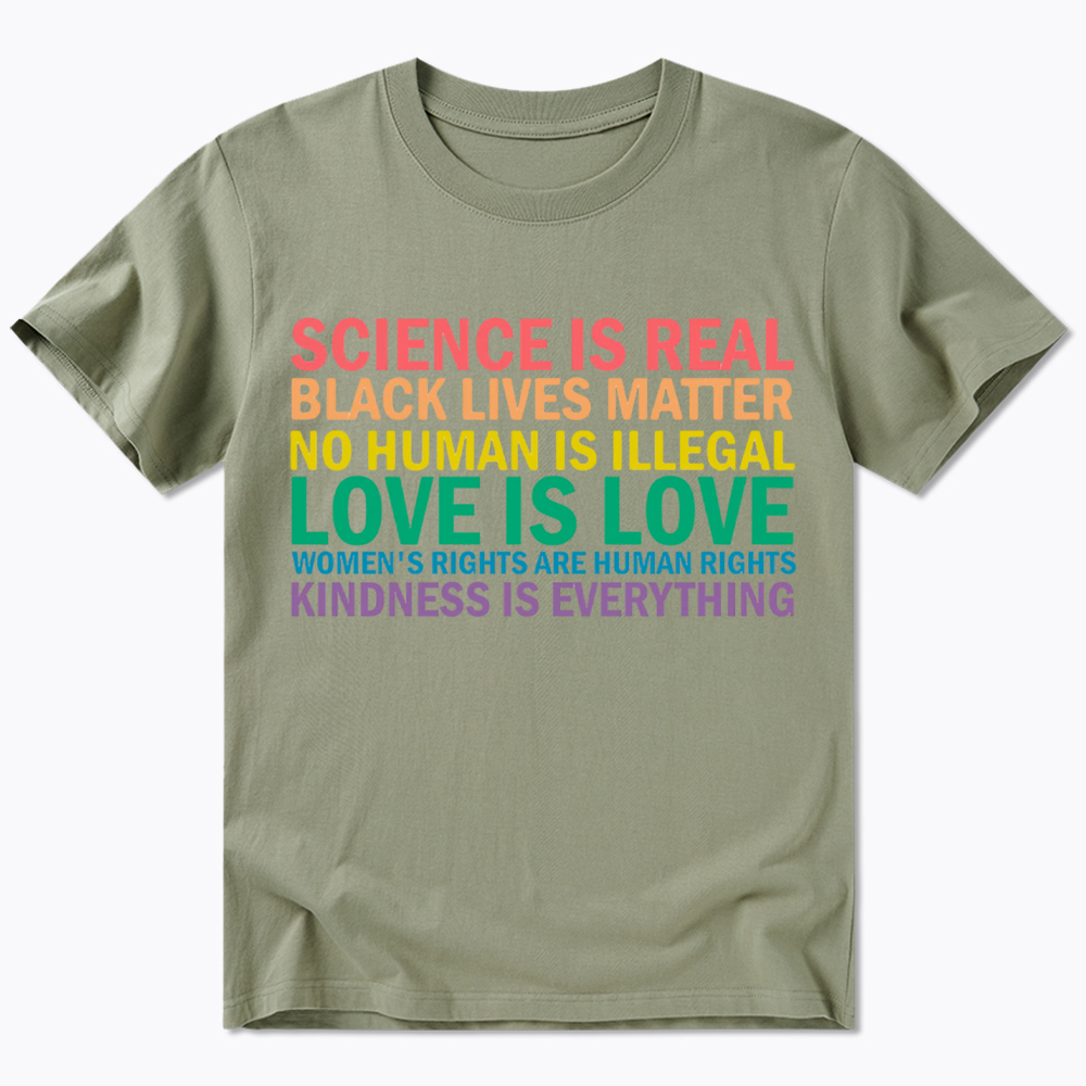 Science is Real Womens Rights Love Is Love Classic T-Shirt