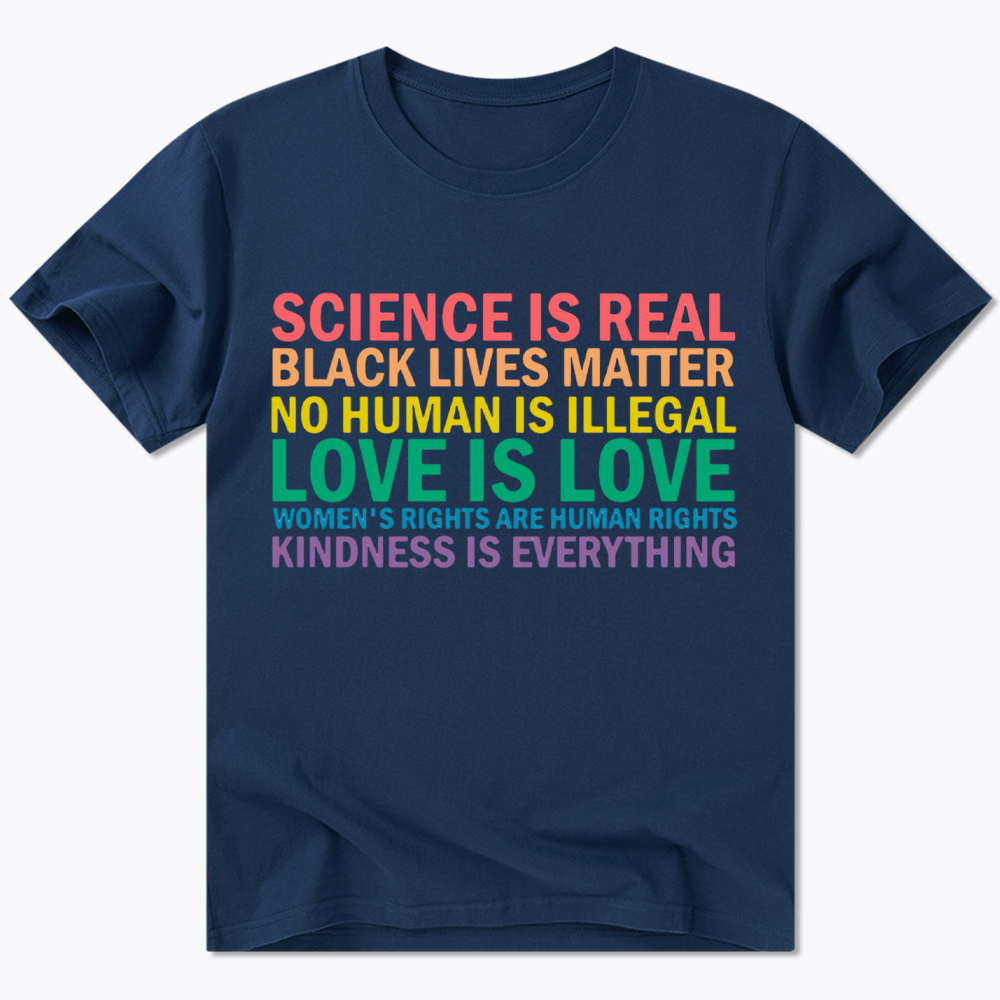 Science is Real Womens Rights Love Is Love Classic T-Shirt