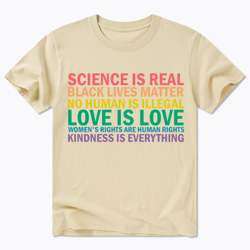 Science is Real Womens Rights Love Is Love Classic T-Shirt