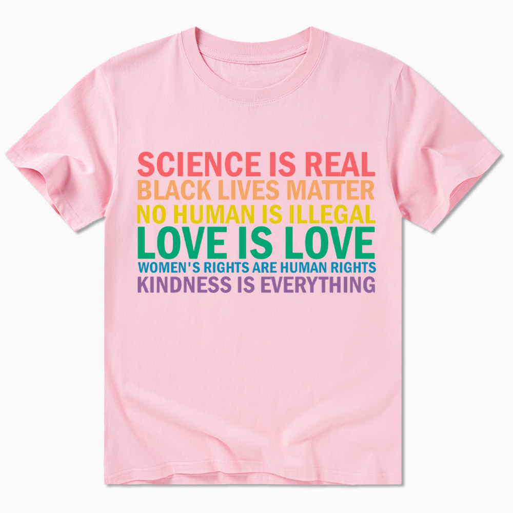 Science is Real Womens Rights Love Is Love Classic T-Shirt