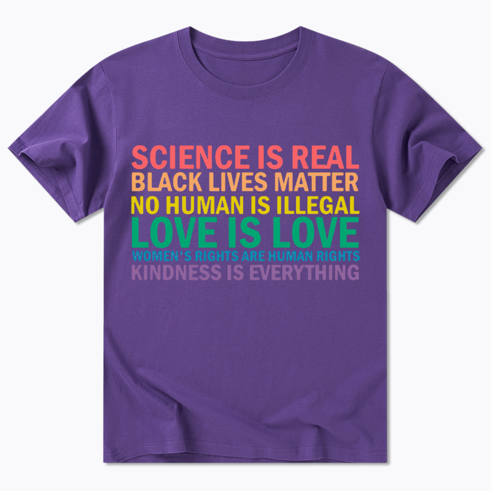 Science is Real Womens Rights Love Is Love Classic T-Shirt