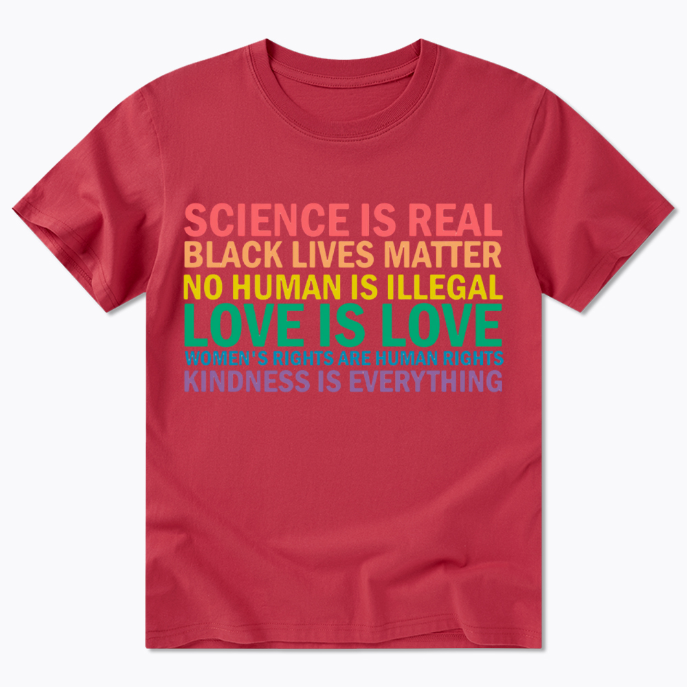 Science is Real Womens Rights Love Is Love Classic T-Shirt