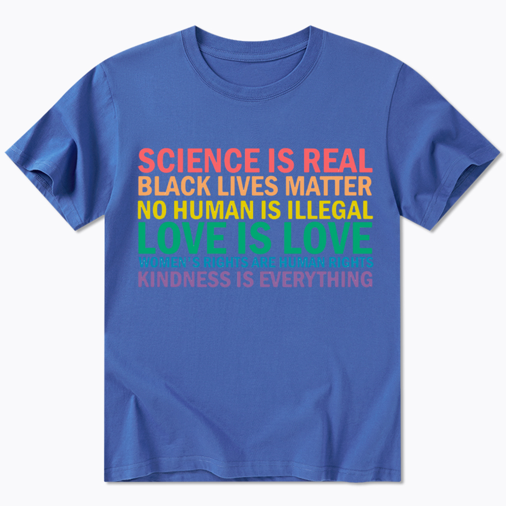 Science is Real Womens Rights Love Is Love Classic T-Shirt