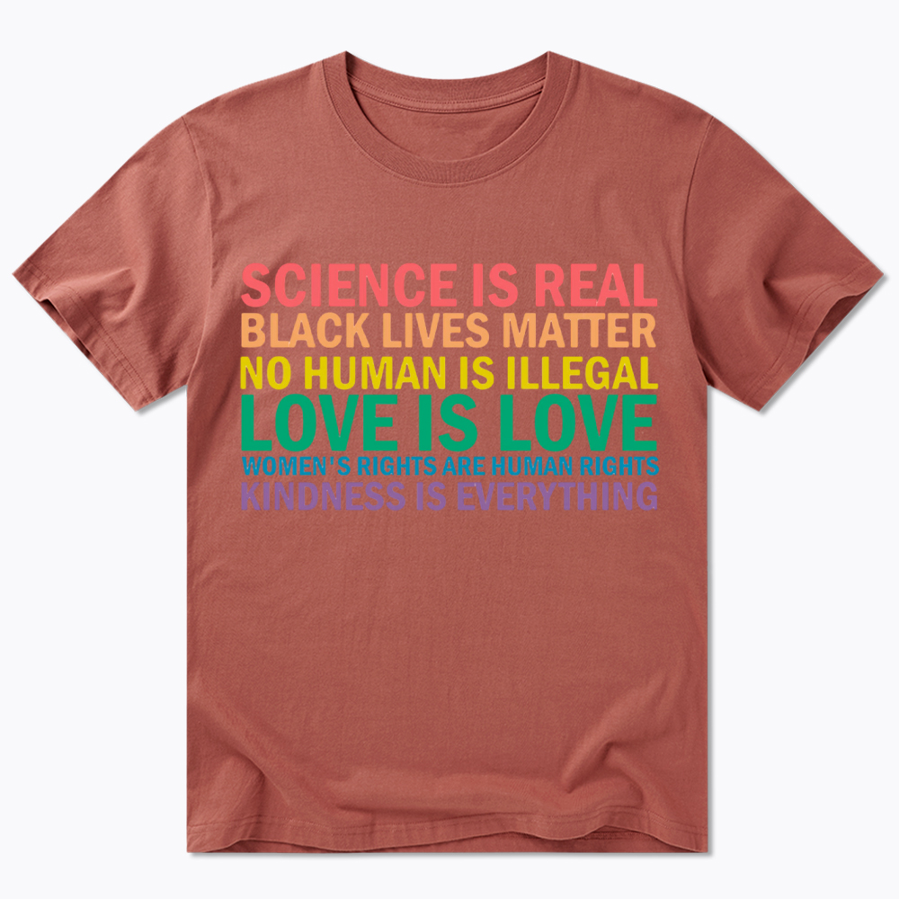 Science is Real Womens Rights Love Is Love Classic T-Shirt