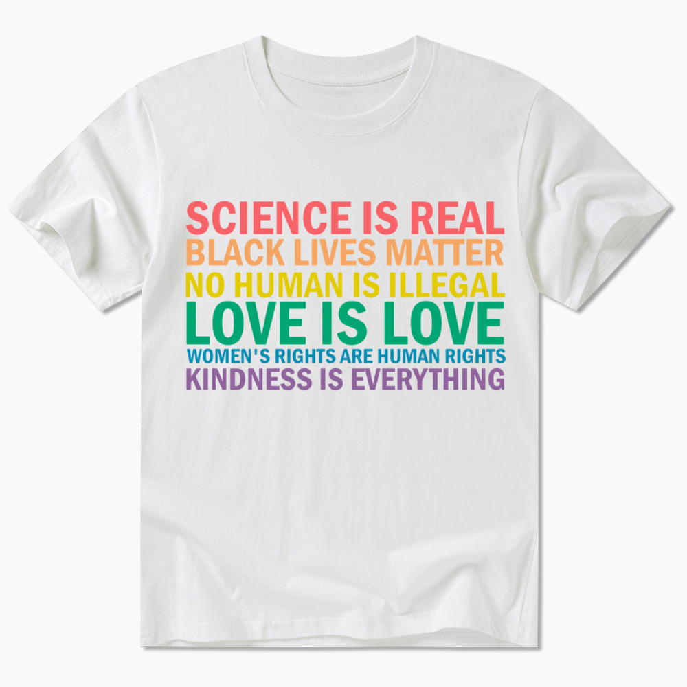Science is Real Womens Rights Love Is Love Classic T-Shirt