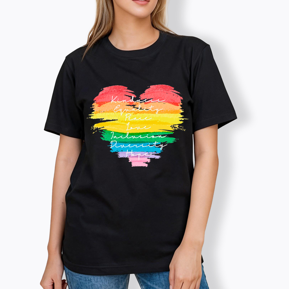 Kindness Equality Peace Love Inclusion Diversity Classic T-Shirt