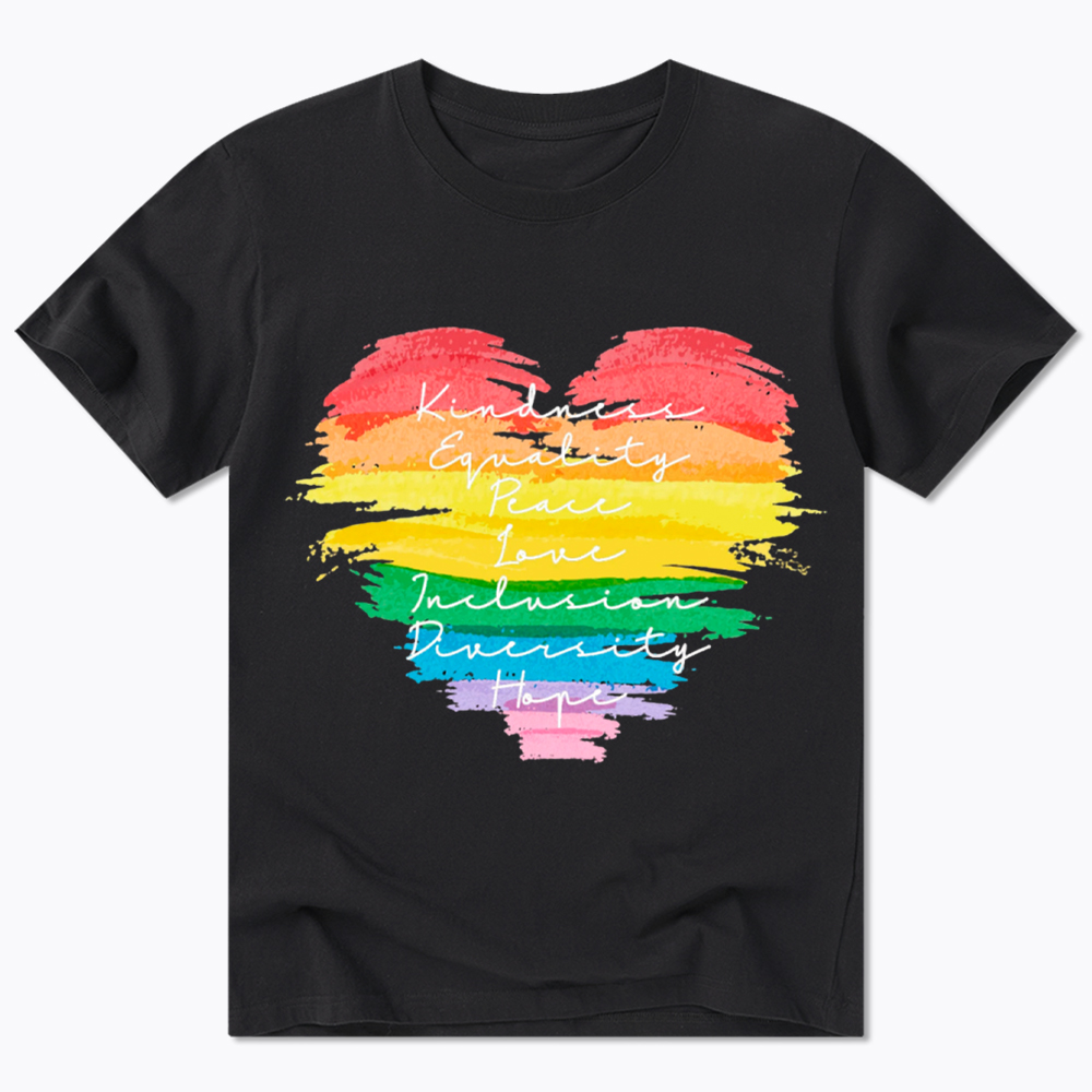 Kindness Equality Peace Love Inclusion Diversity Classic T-Shirt