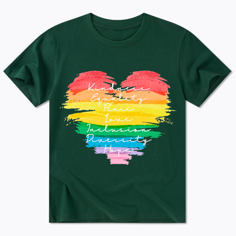 Kindness Equality Peace Love Inclusion Diversity Classic T-Shirt