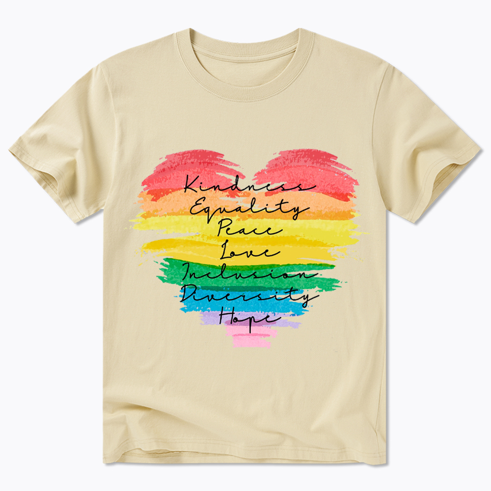 Kindness Equality Peace Love Inclusion Diversity Classic T-Shirt