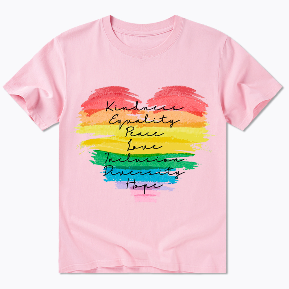 Kindness Equality Peace Love Inclusion Diversity Classic T-Shirt