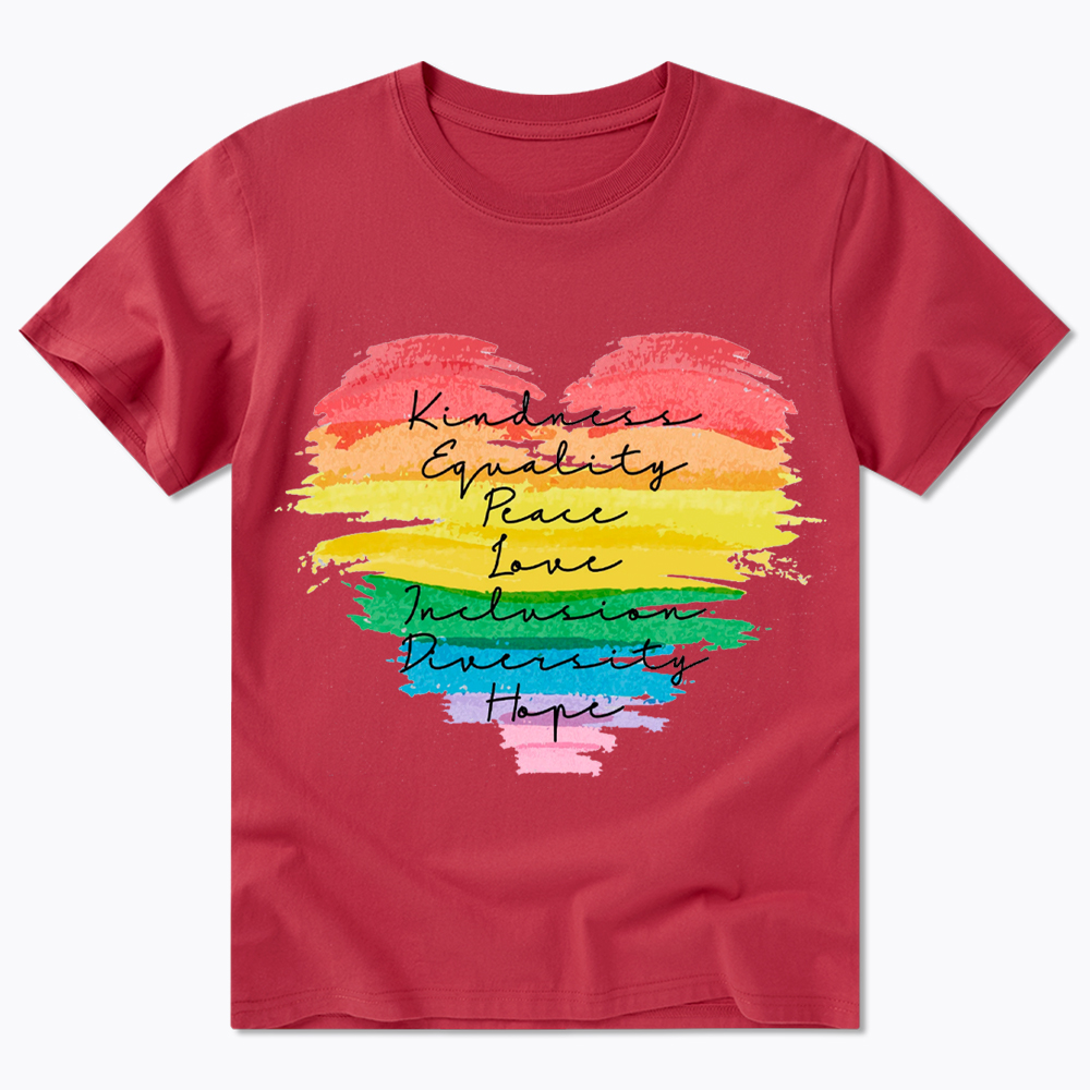 Kindness Equality Peace Love Inclusion Diversity Classic T-Shirt