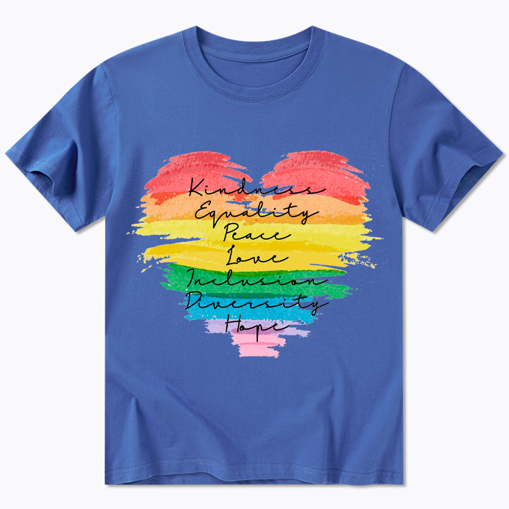 Kindness Equality Peace Love Inclusion Diversity Classic T-Shirt