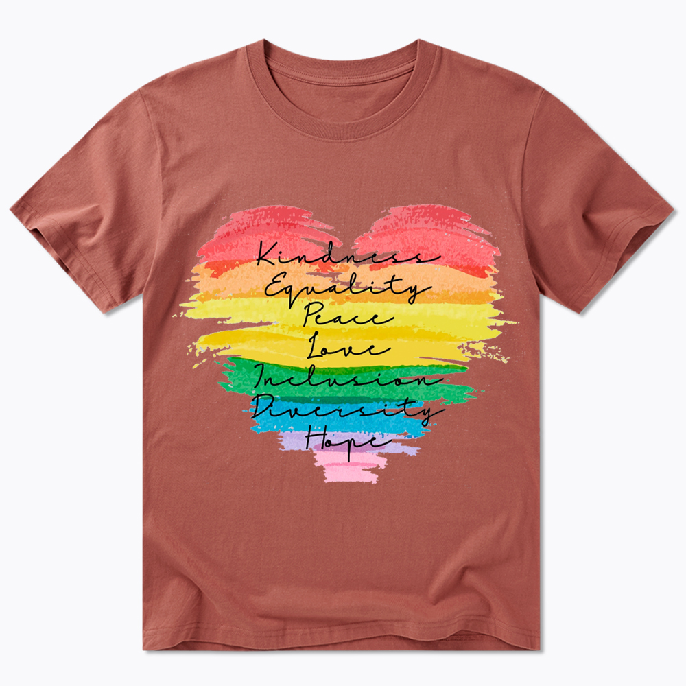 Kindness Equality Peace Love Inclusion Diversity Classic T-Shirt