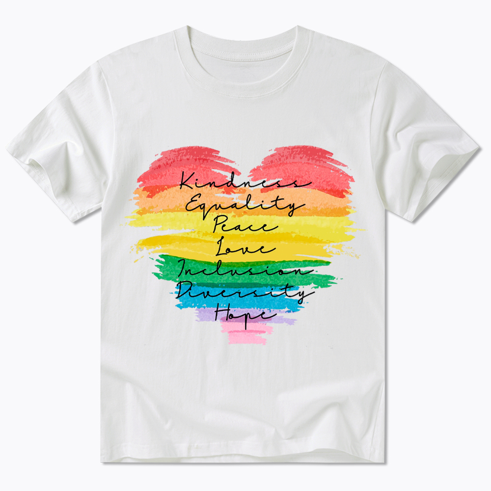 Kindness Equality Peace Love Inclusion Diversity Classic T-Shirt