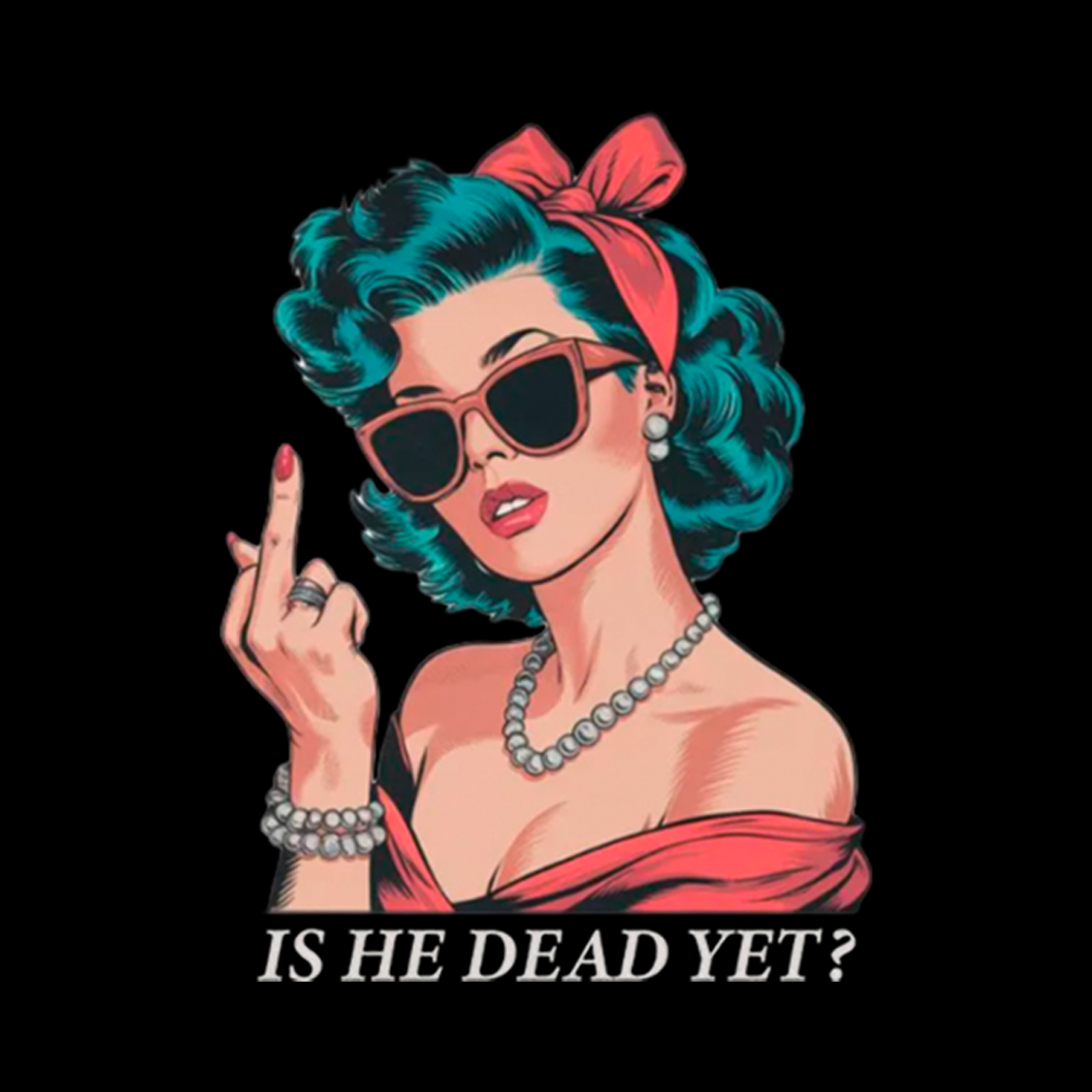 Is He Dead Yet Washed T-Shirt
