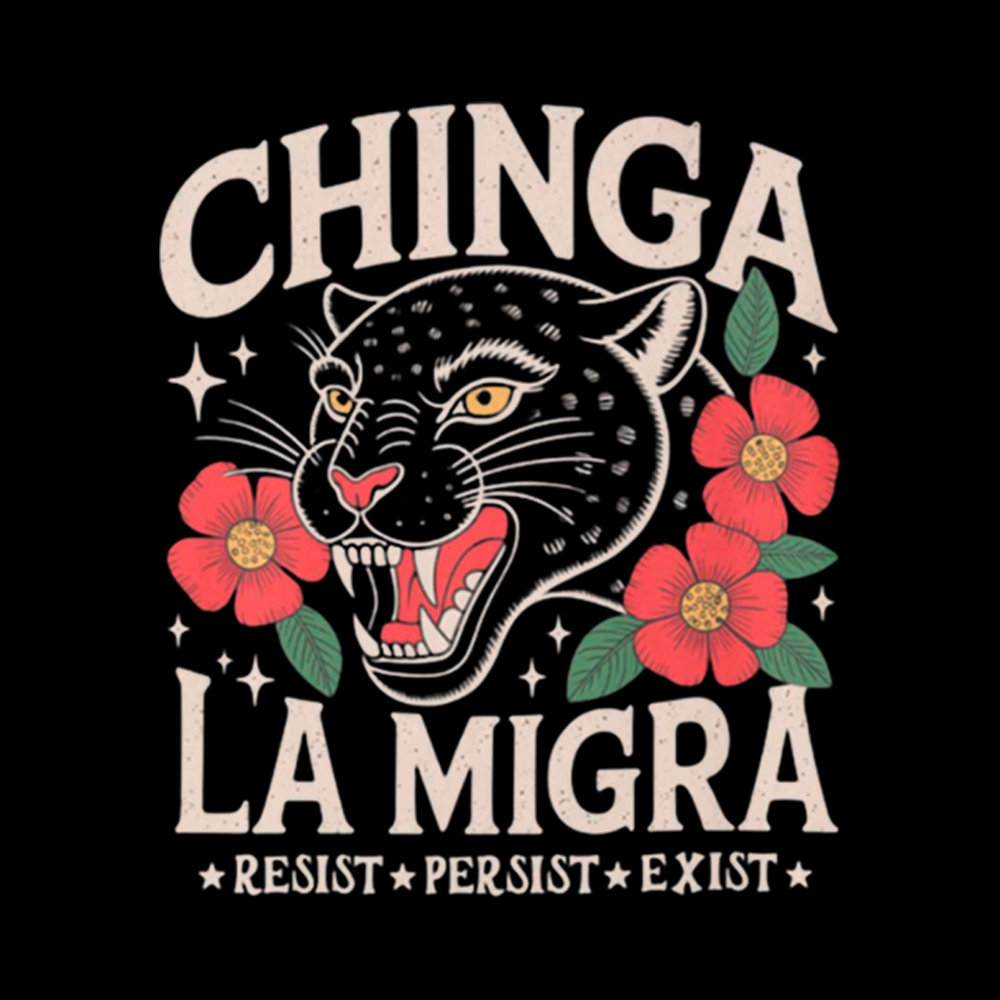 Chinga La Migra Human Rights Washed T-Shirt