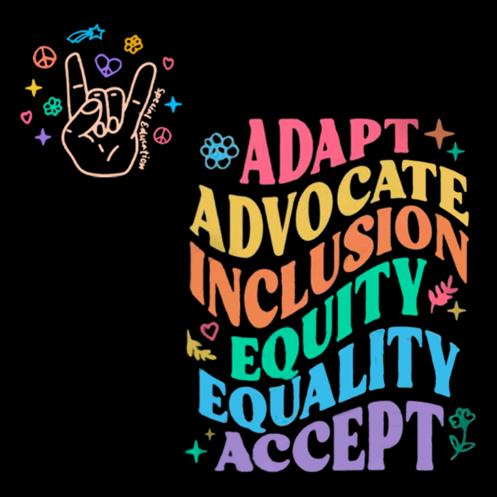 Adapt Advocate Inclusion Equity Equality Accept Classic T-Shirt