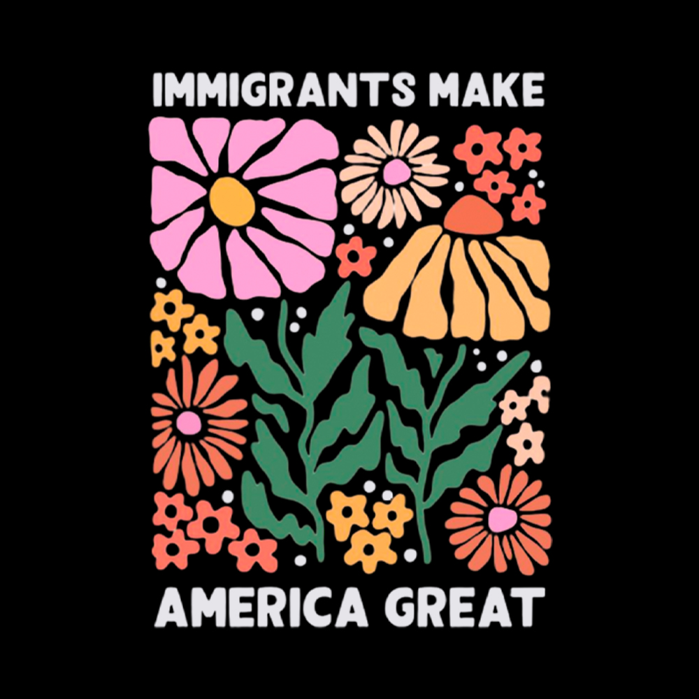 Immigrants Make America Great Washed T-Shirt