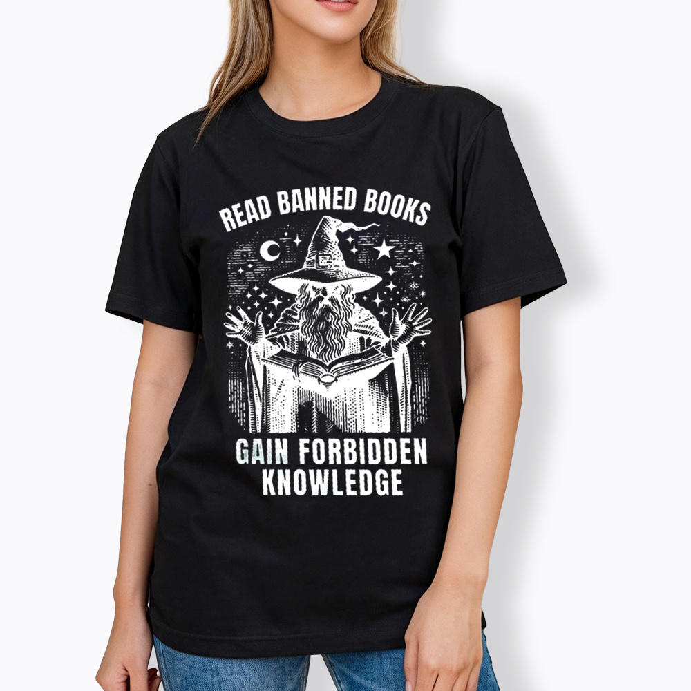 Read Banned Books Gain Forbidden Knowledge Classic T-Shirt