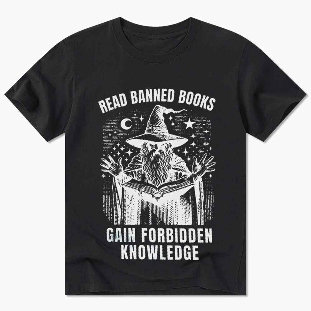 Read Banned Books Gain Forbidden Knowledge Classic T-Shirt