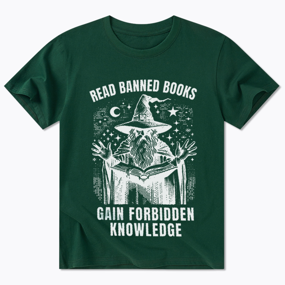 Read Banned Books Gain Forbidden Knowledge Classic T-Shirt