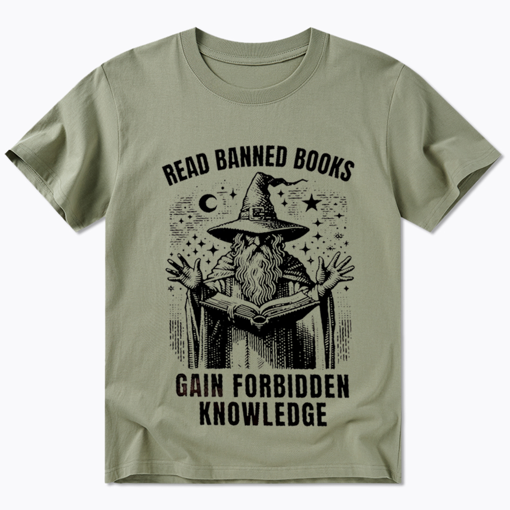 Read Banned Books Gain Forbidden Knowledge Classic T-Shirt