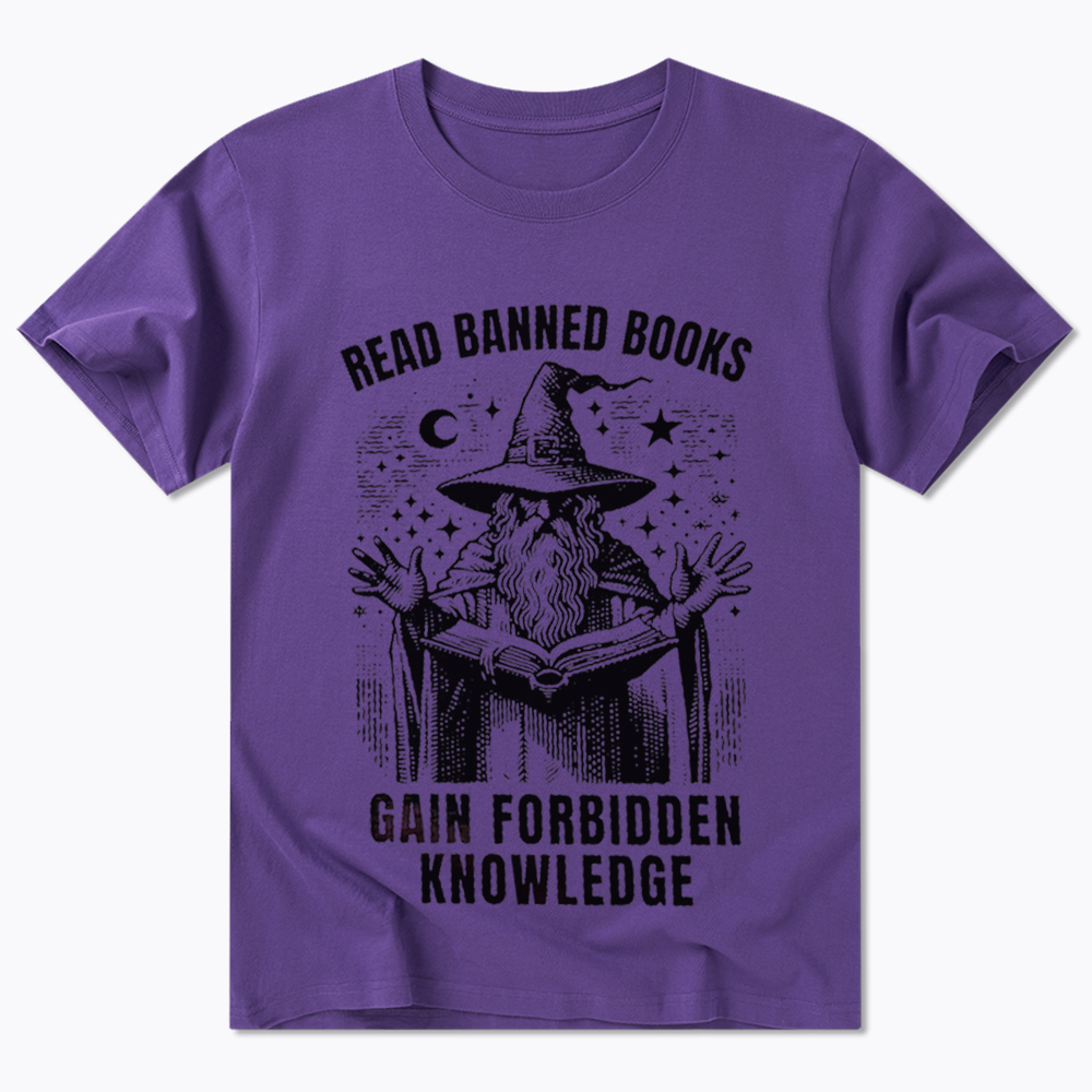 Read Banned Books Gain Forbidden Knowledge Classic T-Shirt