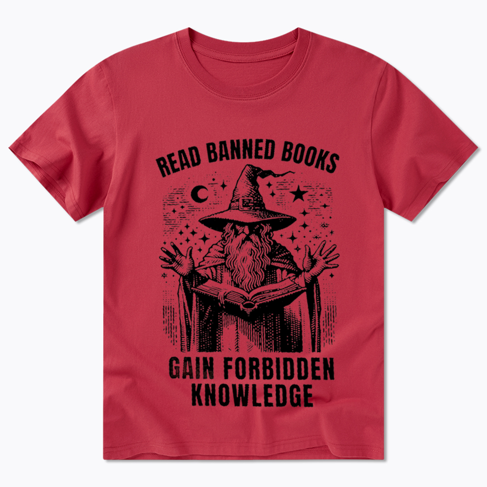Read Banned Books Gain Forbidden Knowledge Classic T-Shirt