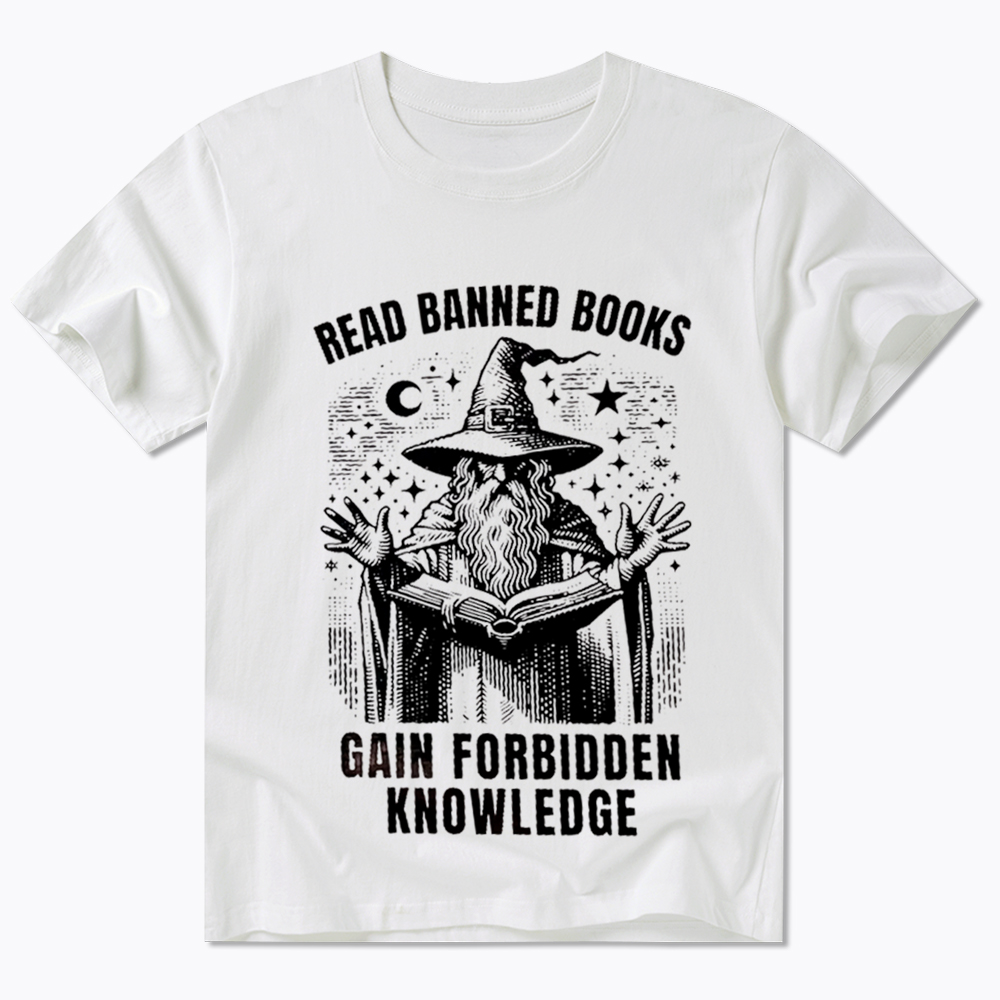 Read Banned Books Gain Forbidden Knowledge Classic T-Shirt