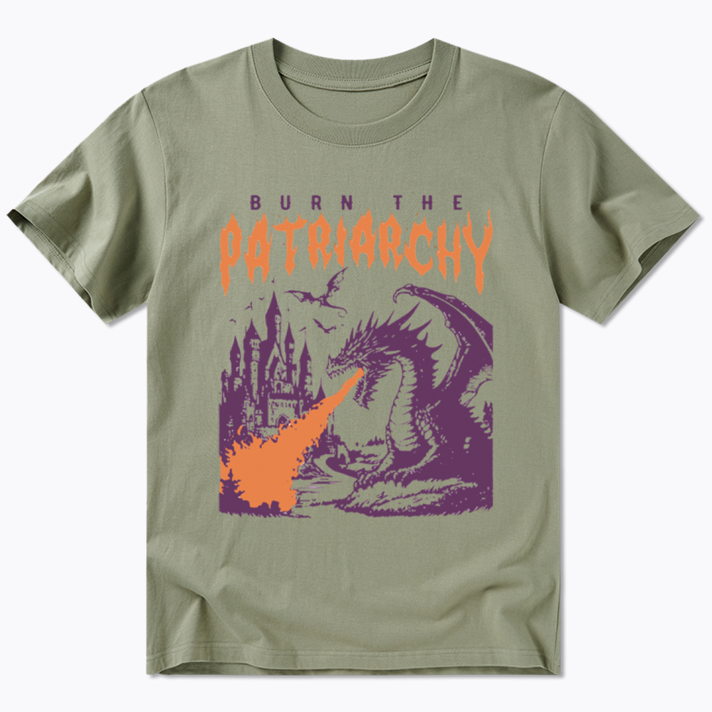 Burn the Patriarchy Dragon Classic T-Shirt