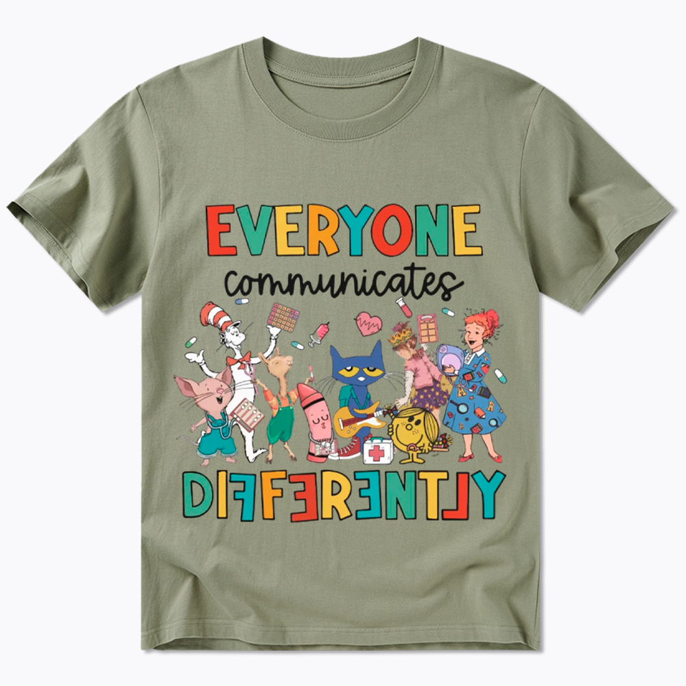 Everyone Communicates Differently Classic T-Shirt