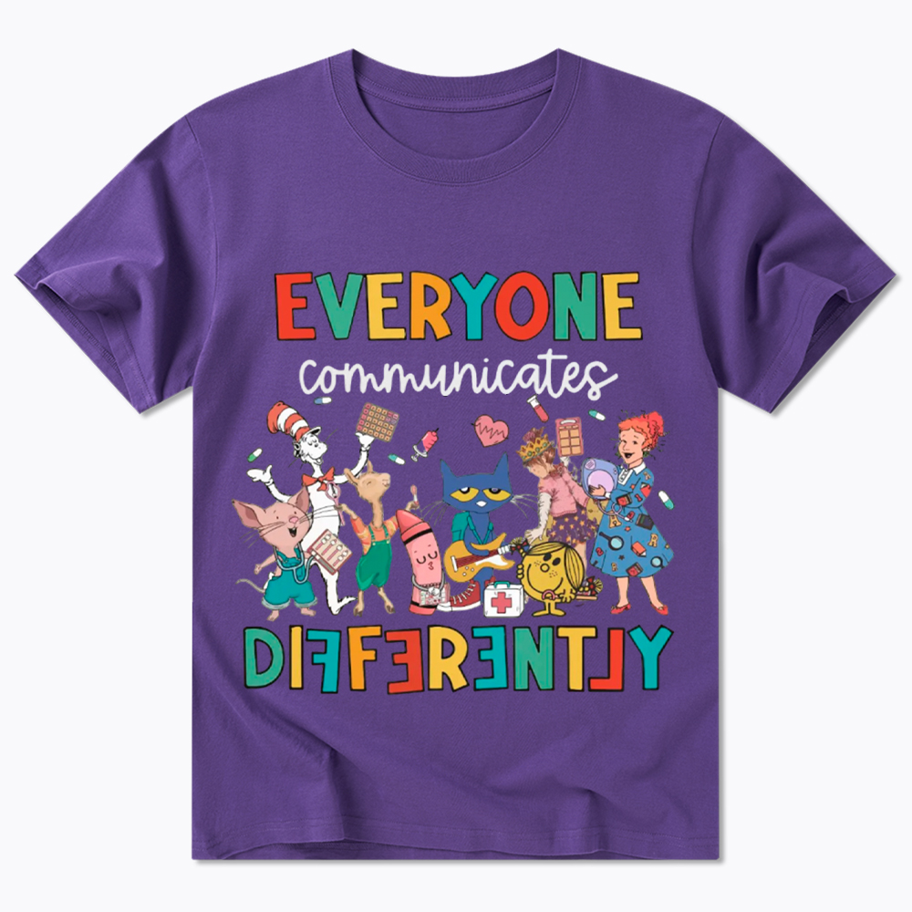 Everyone Communicates Differently Classic T-Shirt