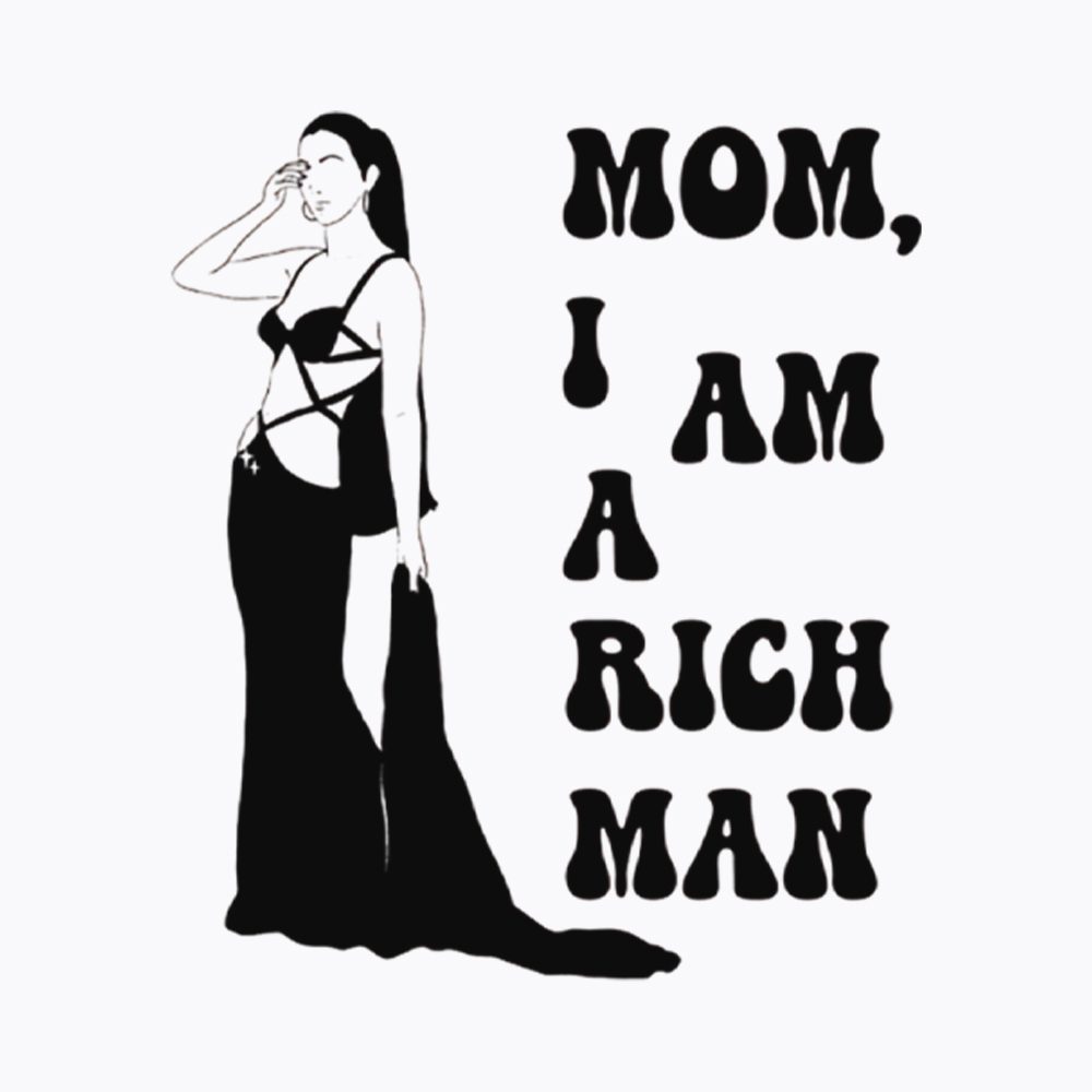 Mom I am a Rich Man V-Neck Classic T-Shirt