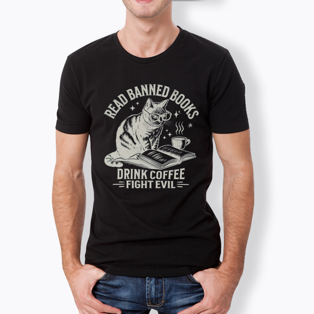 Read Books Drink Coffee Fight Evil Classic T-Shirt