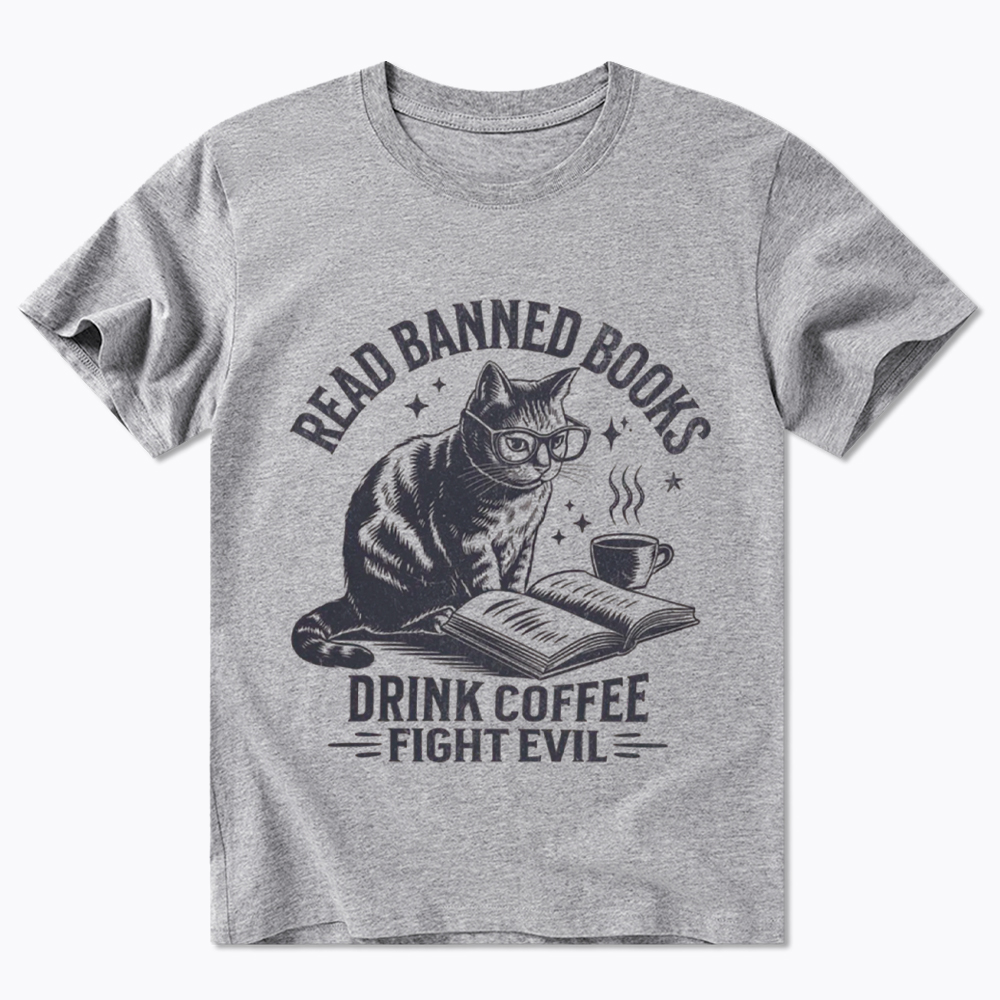 Read Books Drink Coffee Fight Evil Classic T-Shirt