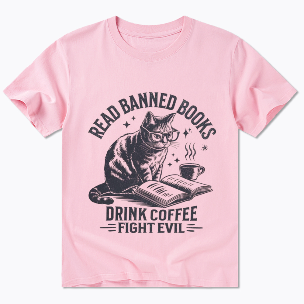 Read Books Drink Coffee Fight Evil Classic T-Shirt