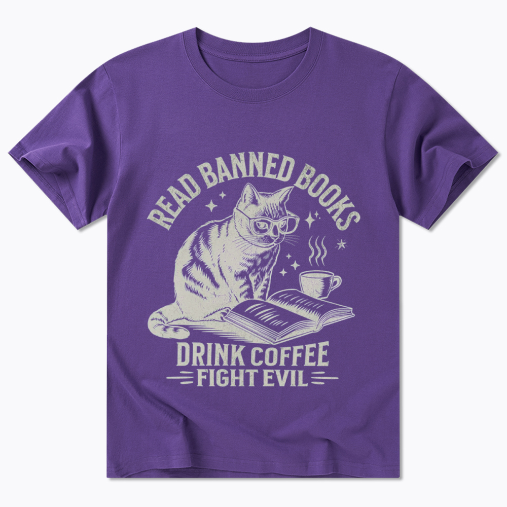 Read Books Drink Coffee Fight Evil Classic T-Shirt