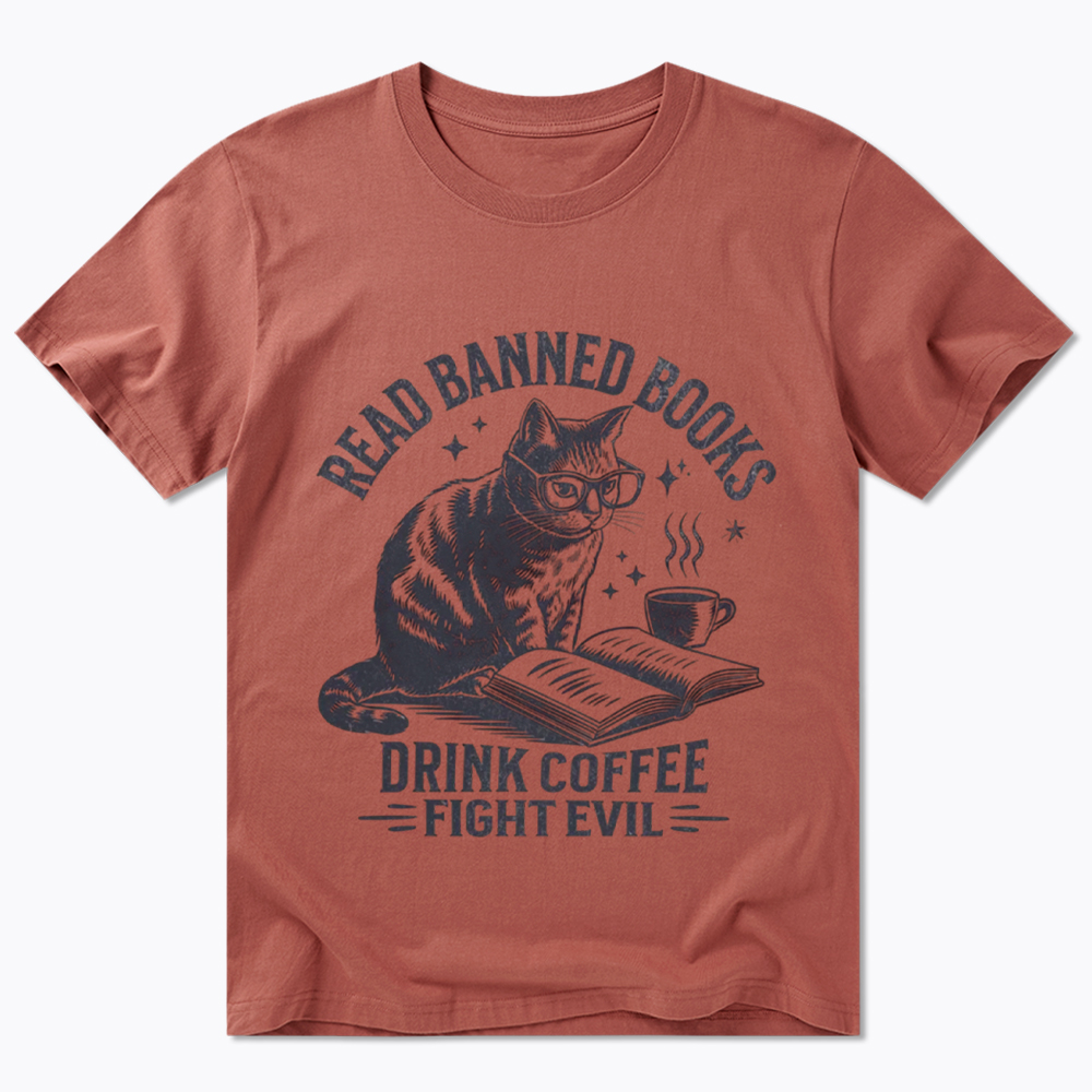 Read Books Drink Coffee Fight Evil Classic T-Shirt